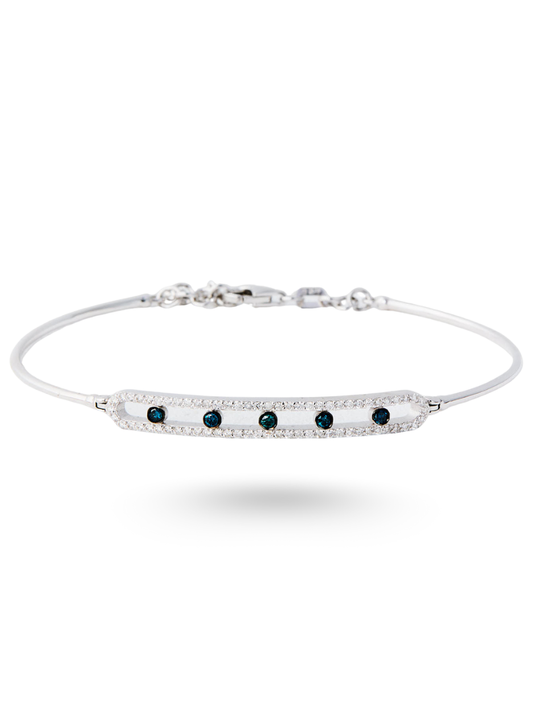 Blue Diamond Drystan Line Bracelet