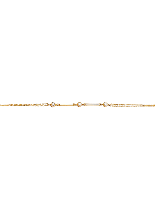 1.77 Gr. Dot Trio Altın Bileklik