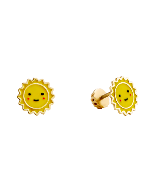 1.26 Gr. Sun Altın Çocuk Küpesi