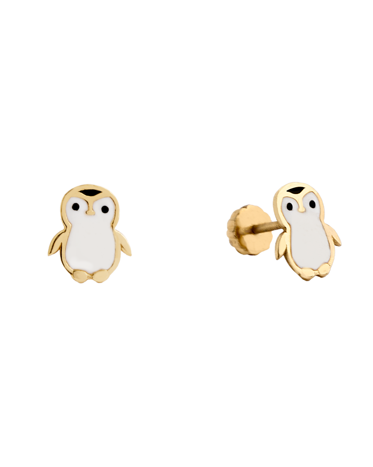 1.16 Gr. Penguin Altın Çocuk Küpesi