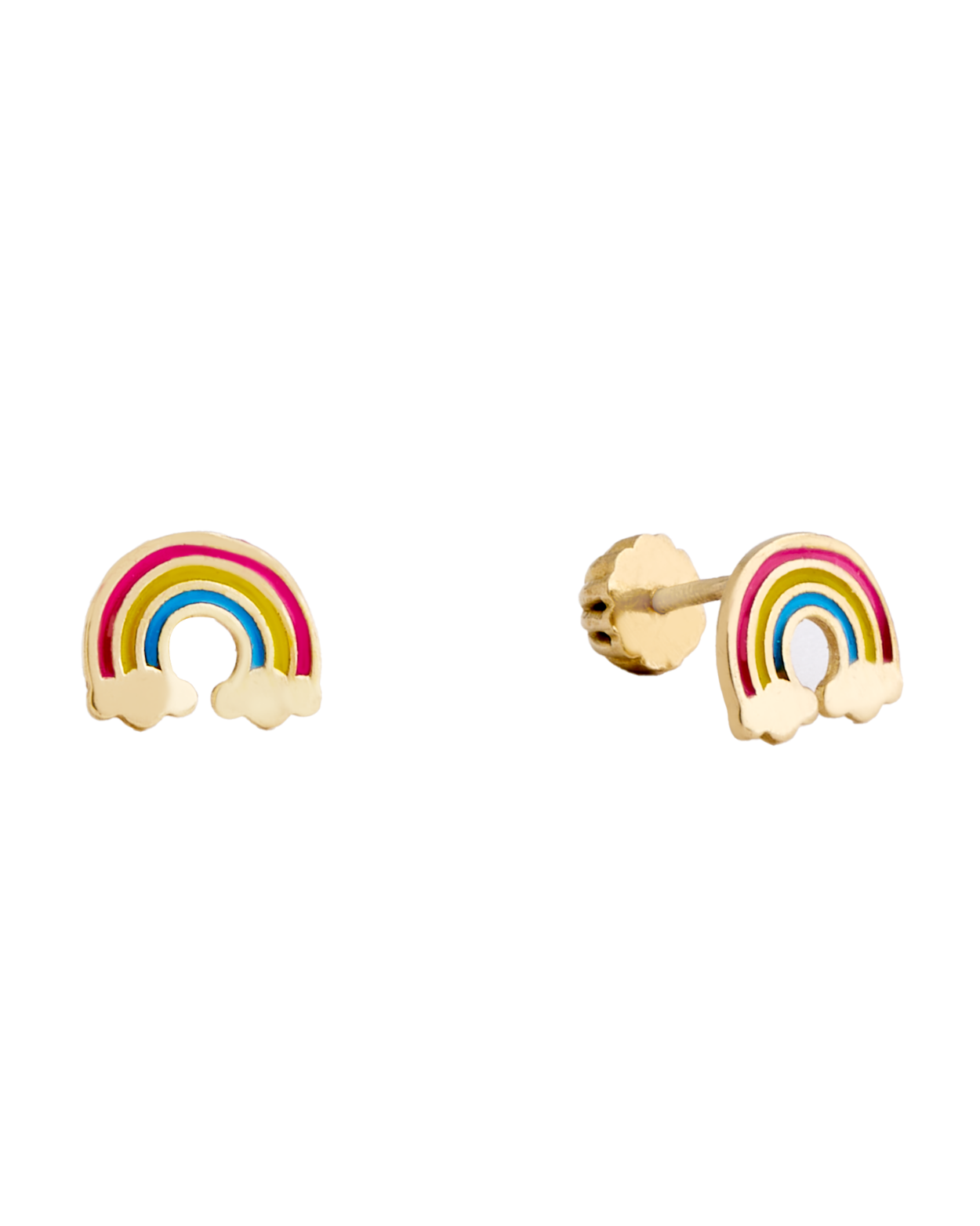 1.14 Gr. Rainbow Altın Çocuk Küpesi