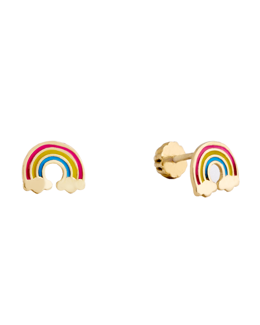 1.14 Gr. Rainbow Altın Çocuk Küpesi