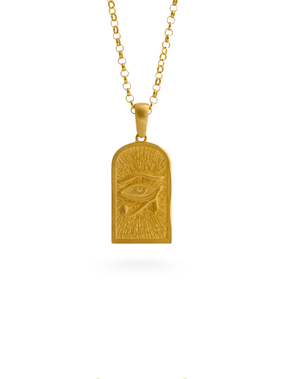 9.21 Gr. Horus Eye Big Altın Kolye