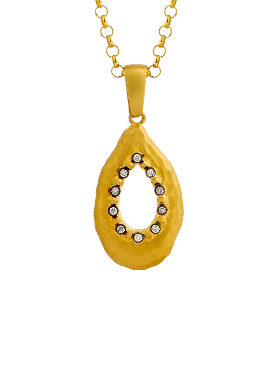 6.96 Gr. Tear Pırlanta Kolye