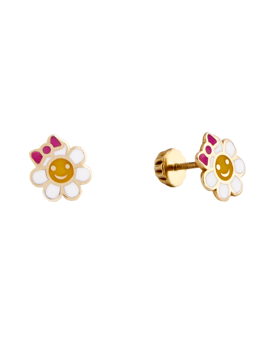 1.15 Gr. Daisy Altın Çocuk Küpesi