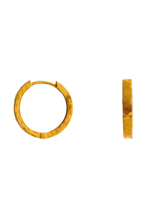 3.98 Gr. Cicle Altın Hoop Küpe
