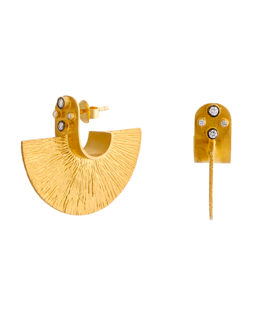 9.81 Gr. Fan Stud Küpe