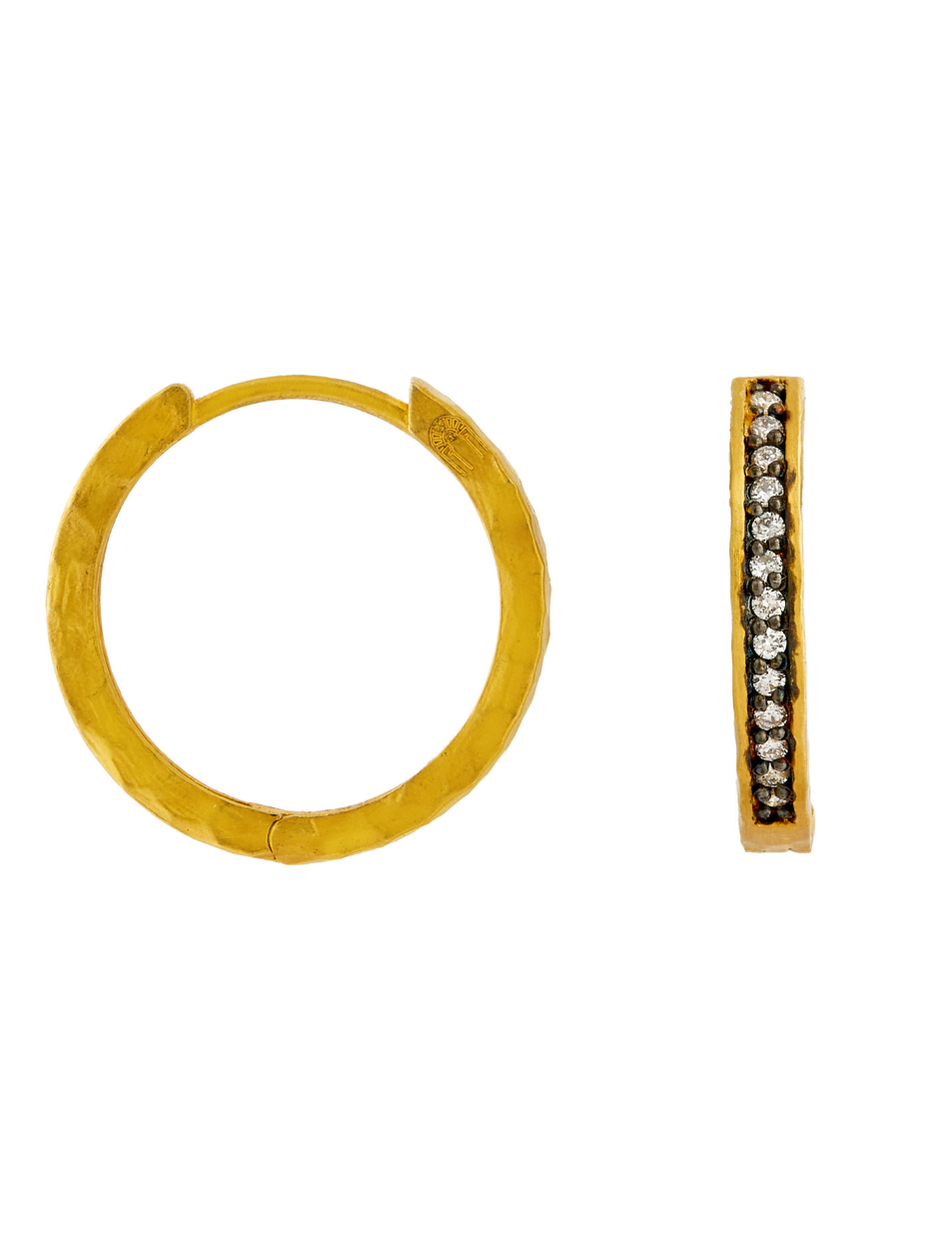 0.24 Karat Nizam Hoop Küpe