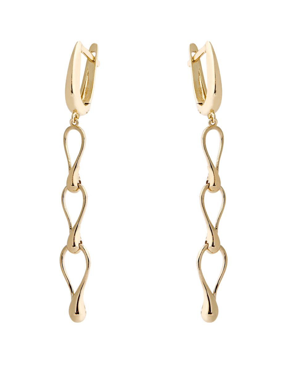 3.88 Gr. Ivan Altın Earrings Küpe