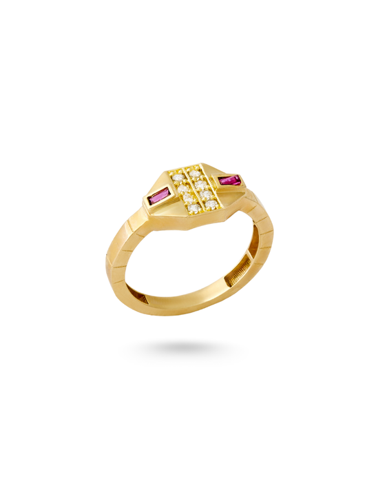 Trio Rosa Ring