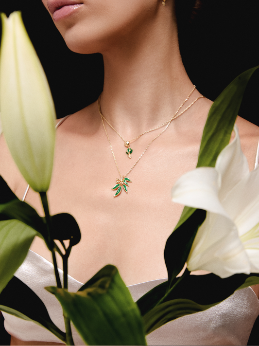 6.39 Gr. Zeytin Dalı Altın Kolye