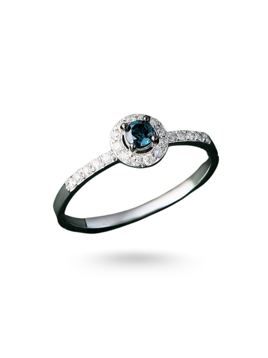 Blue Diamond Myrra Ring