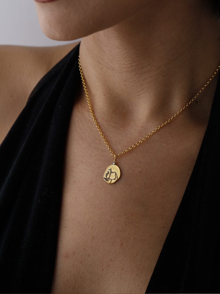 7.67 Gr. Egypt Altın Kolye