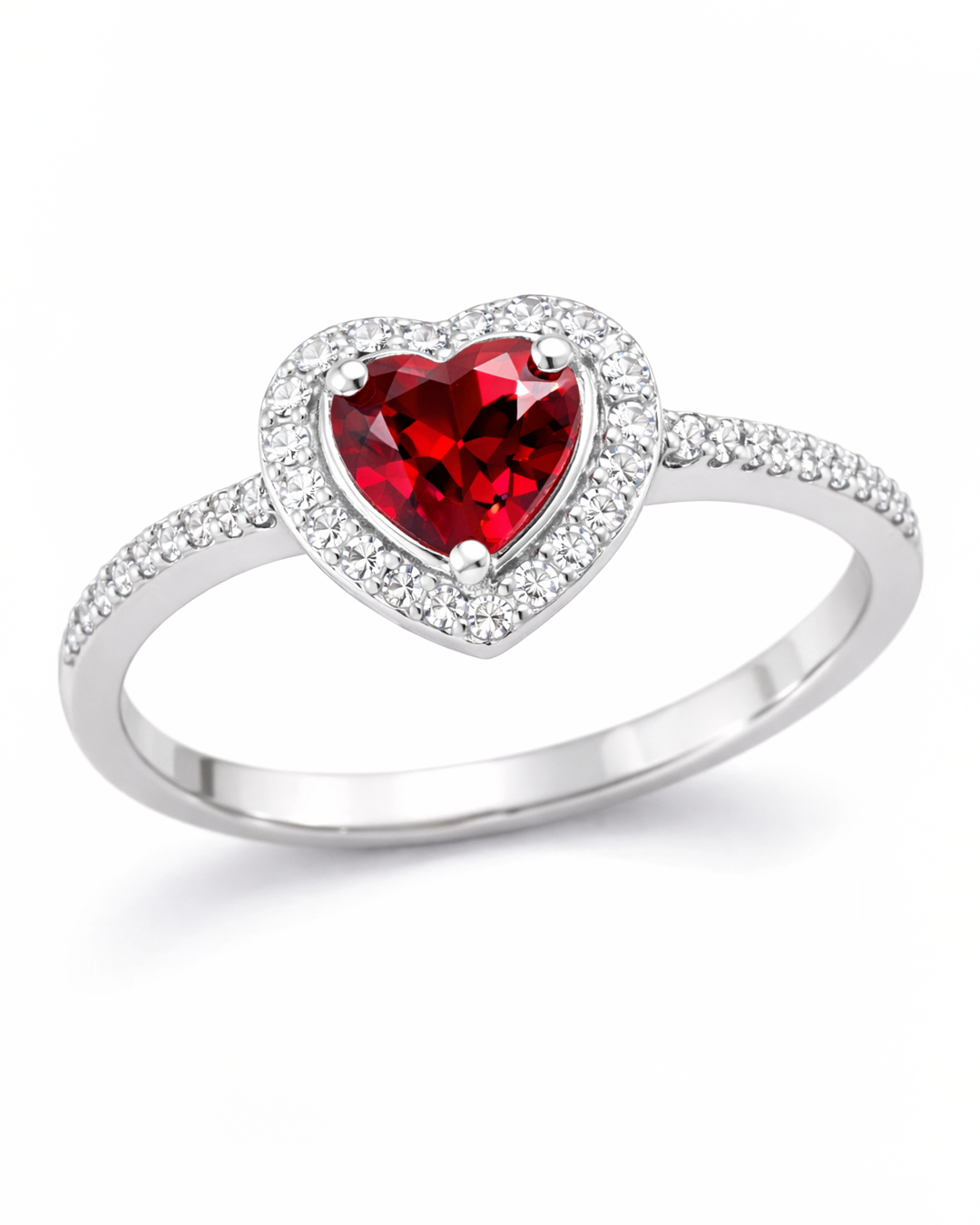 0.46 Karat Lover's Pırlanta Yakut Yüzük