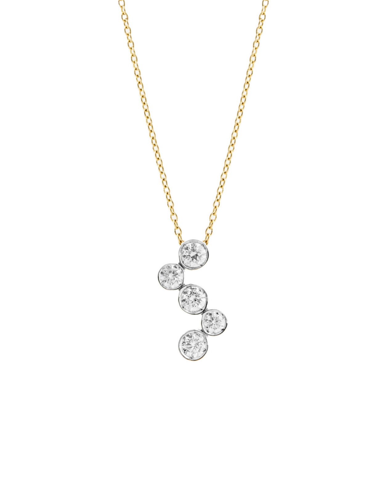 0.93 Karat Dotter Pırlanta Kolye