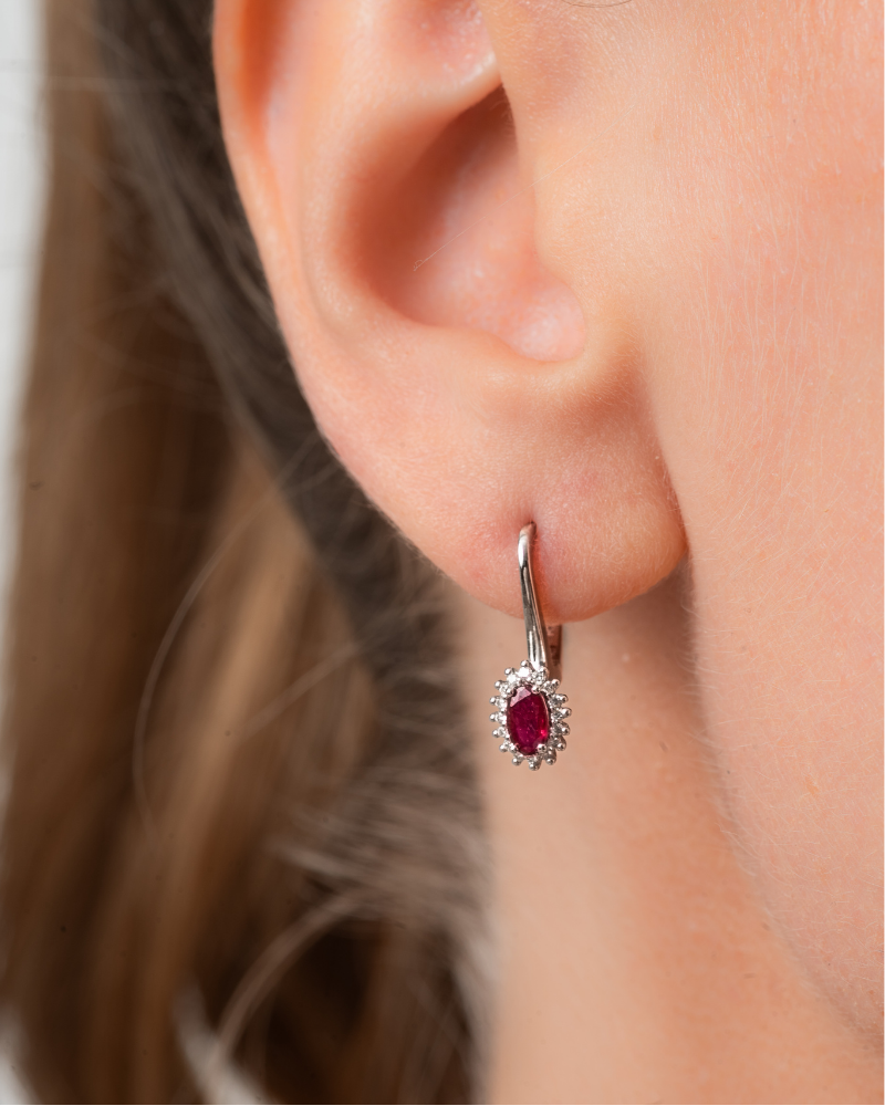 0.36 Karat Inferno Pırlanta Yakut Kolye