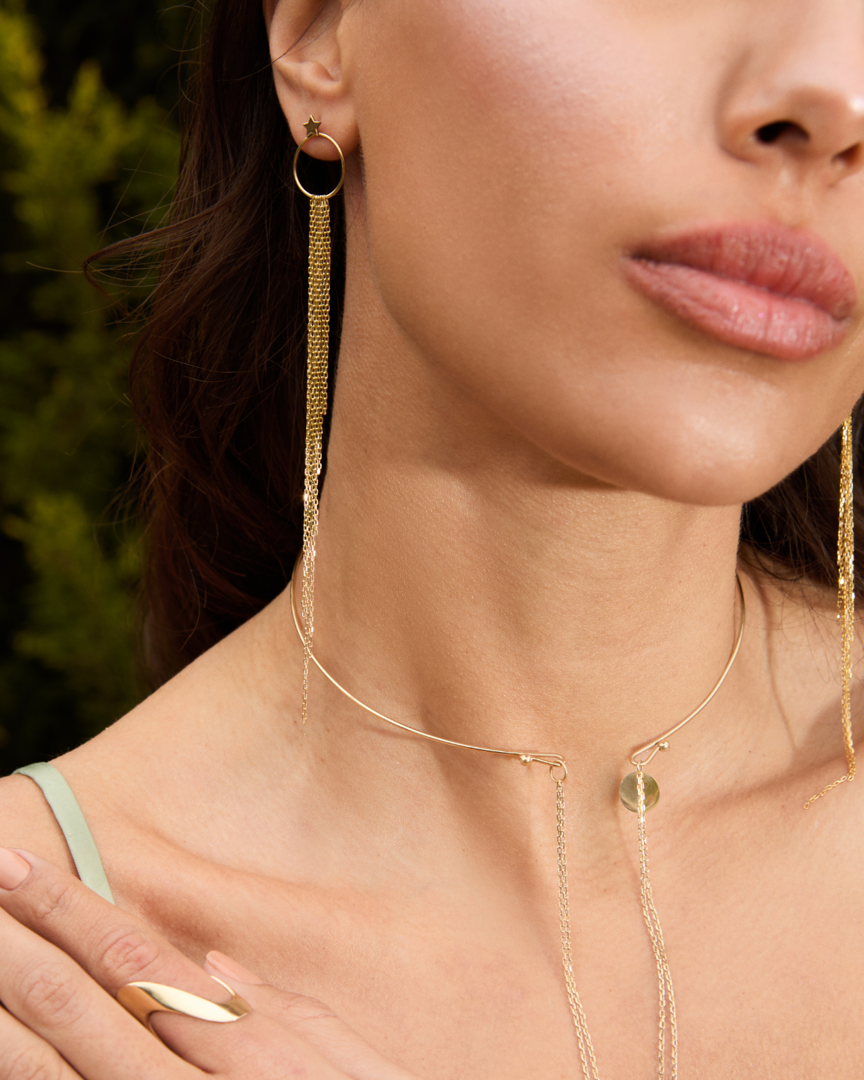 4.45 Gr. Selvi Altın Küpe