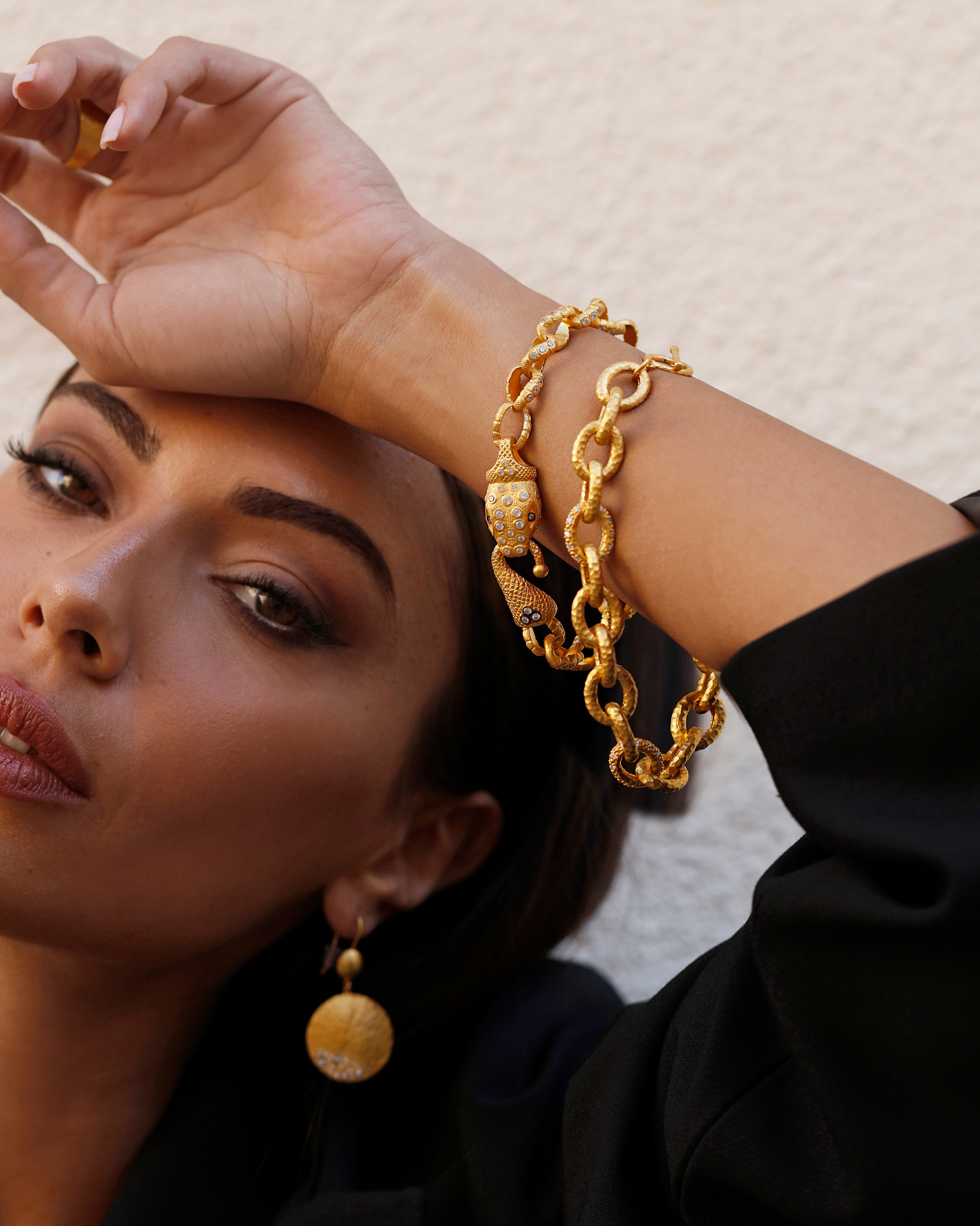 45.13 Gr. Ironvale Snake Altın Bileklik