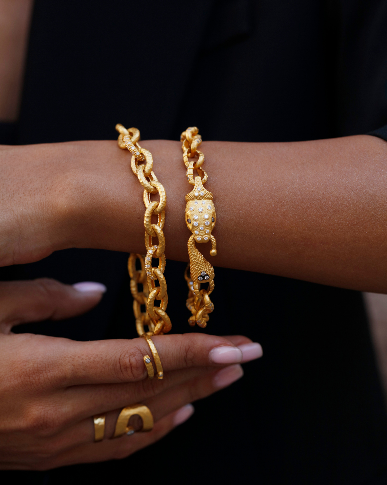 45.13 Gr. Ironvale Snake Altın Bileklik