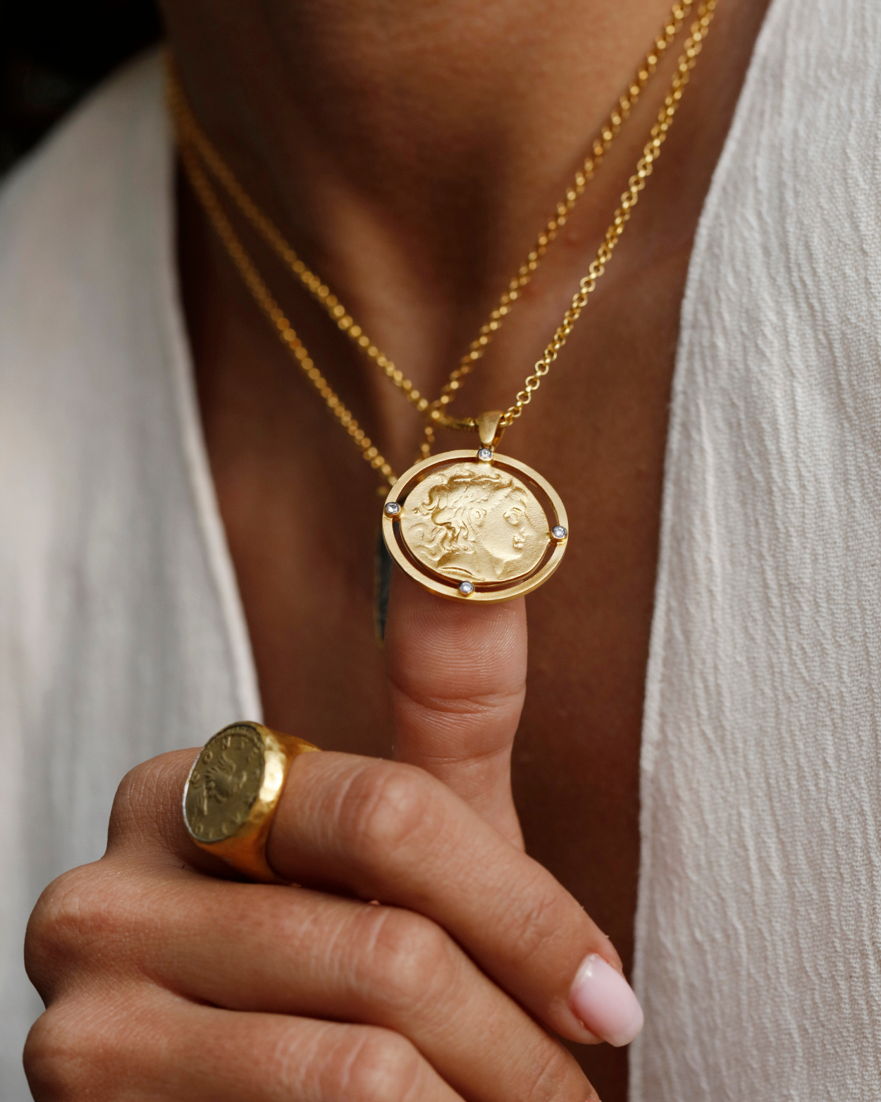 11.85 Gr. Golden Caesar Altın Kolye