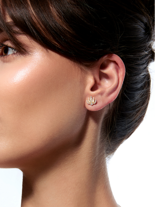 2.36 Gr. Urla Altın Stud Küpe