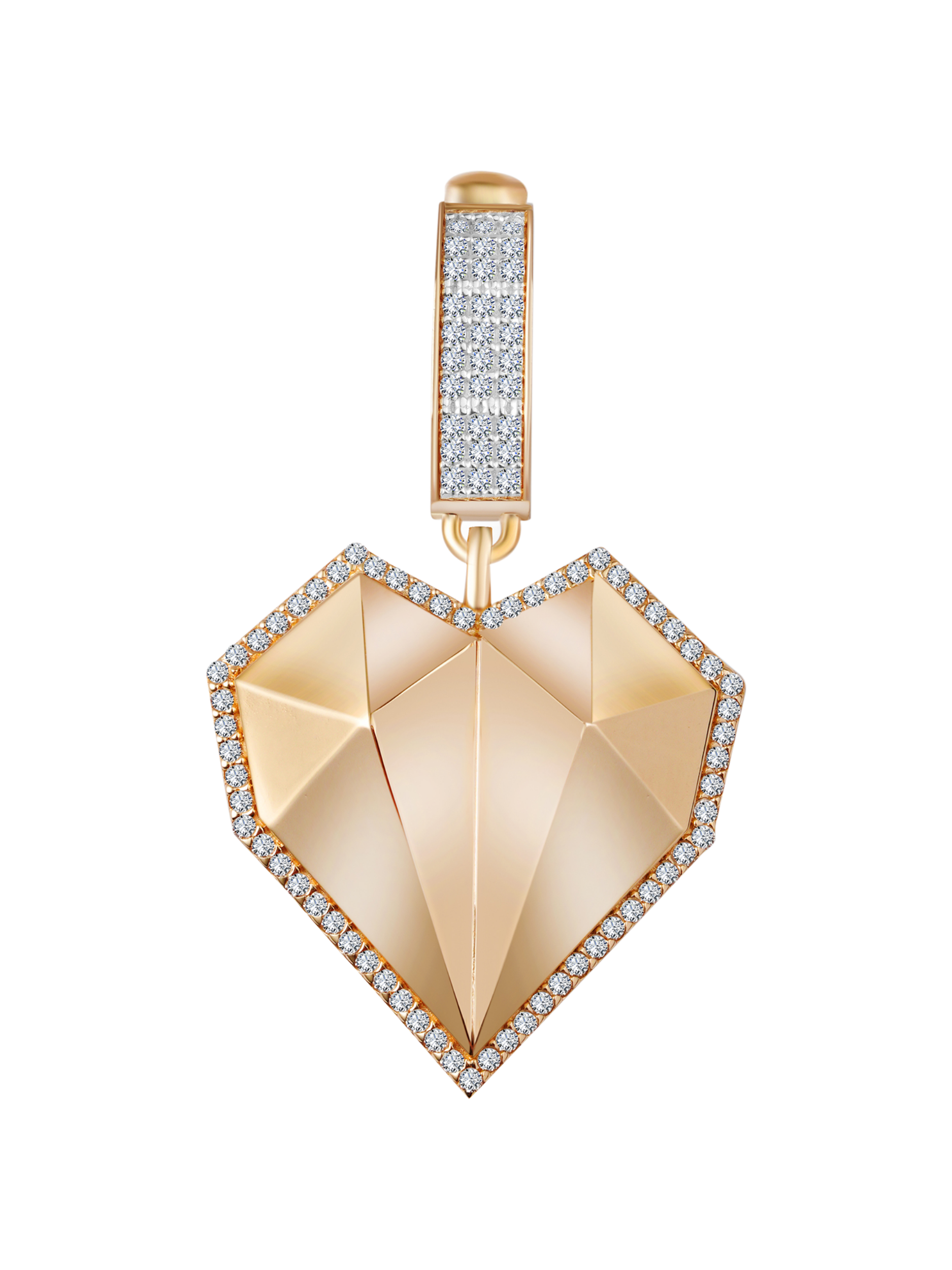 EMA Taşlı Kalp Charm