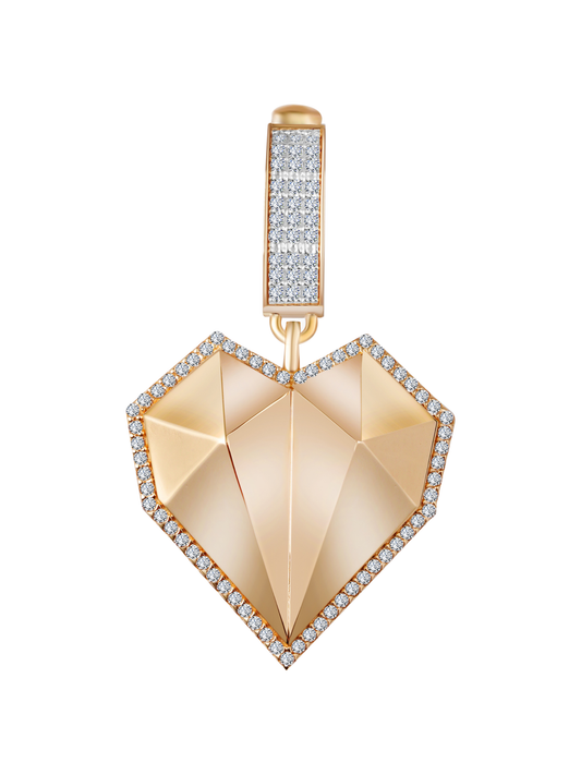 EMA Taşlı Kalp Charm