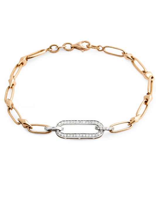 0.42 Karat Mono Castle Pırlanta Bileklik