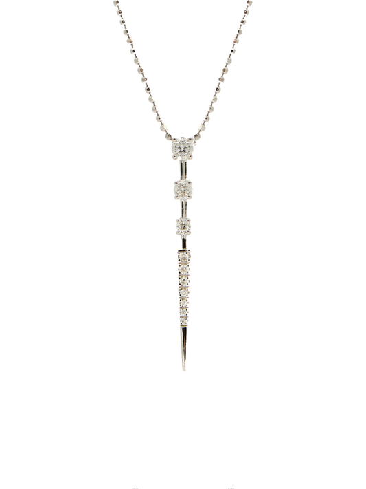 0.22 Karat Needle Pırlanta Kolye