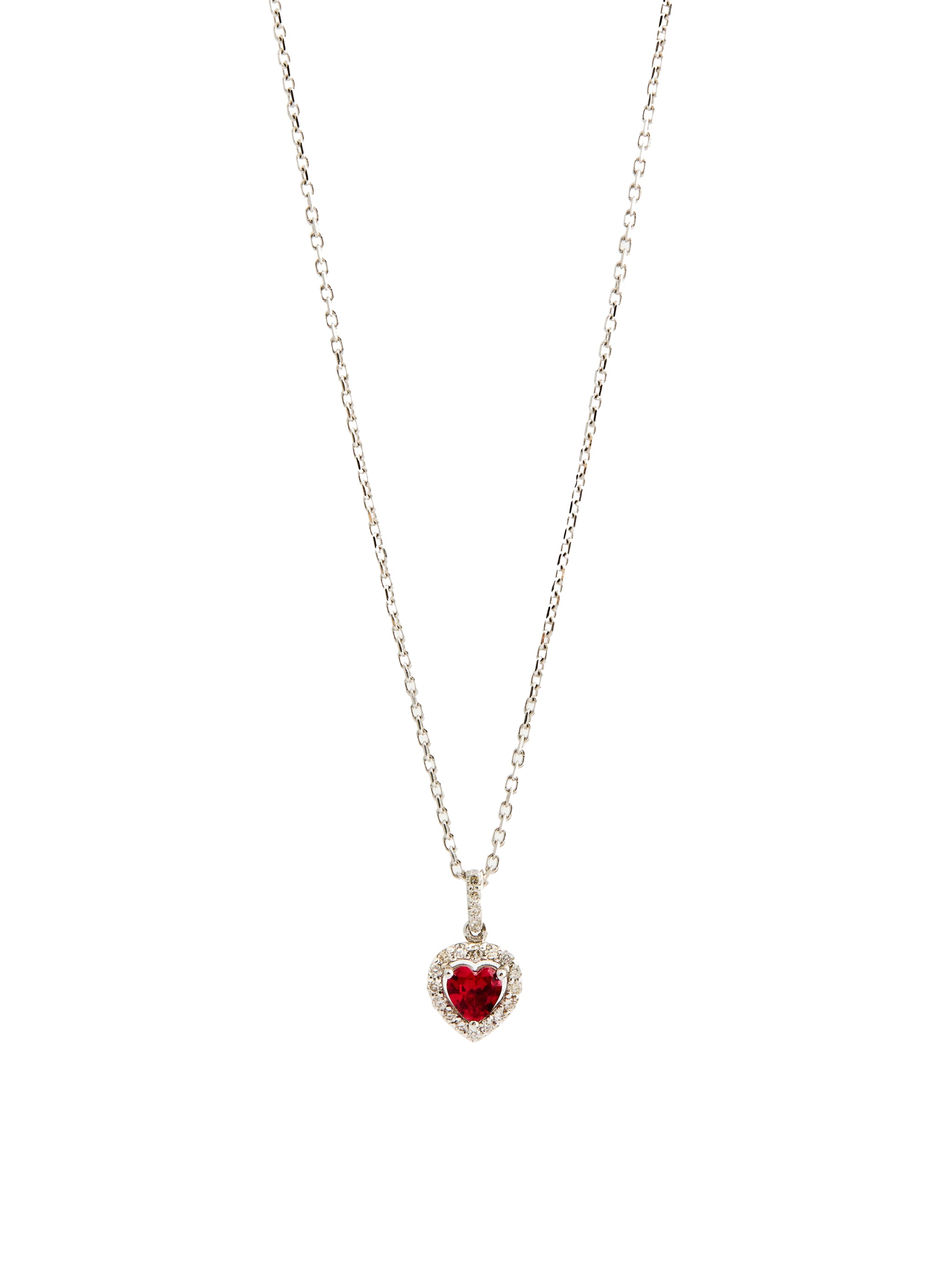 0.39 Karat Lover's Pırlanta Yakut Kolye