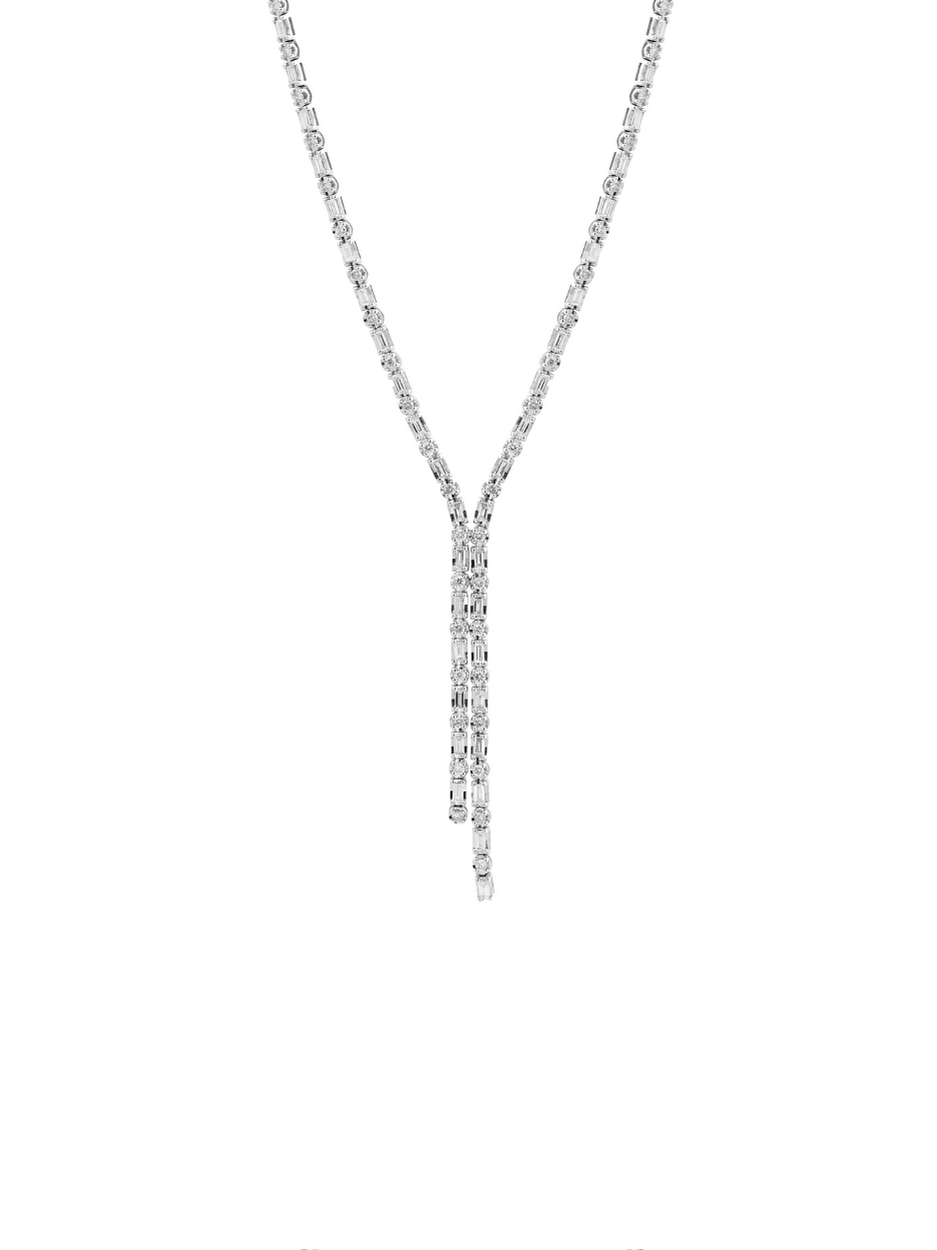 2.38 Karat Necktie Pırlanta Kolye
