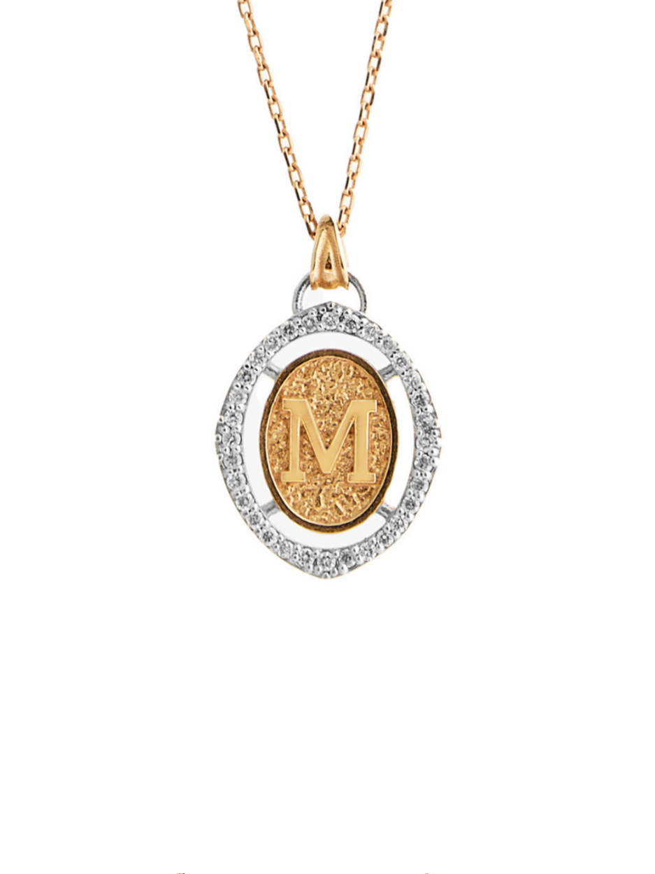 0.16 Karat Vizier M Pırlanta Kolye