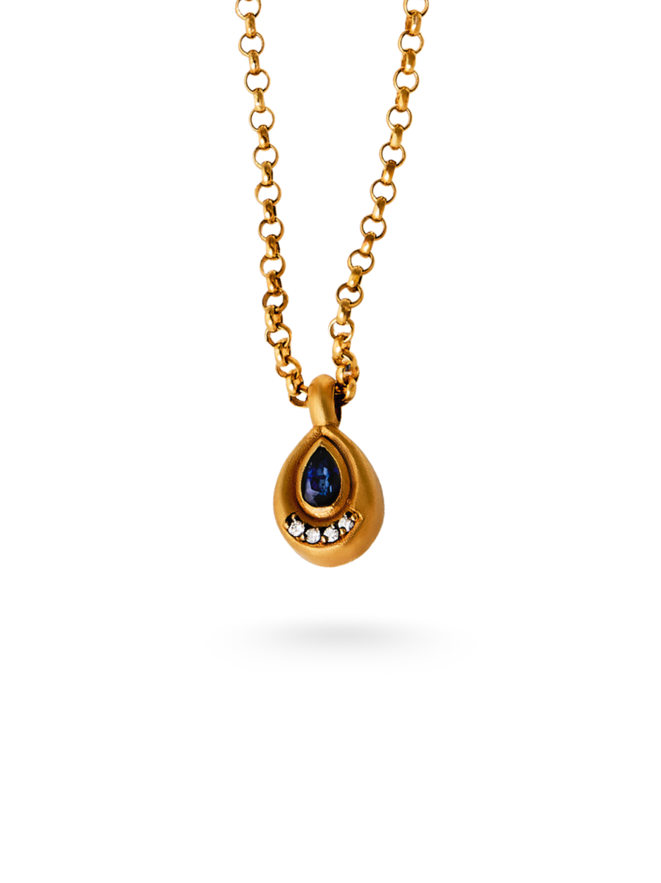 5.49 Gr. Saphyros Ruby Pırlanta Kolye