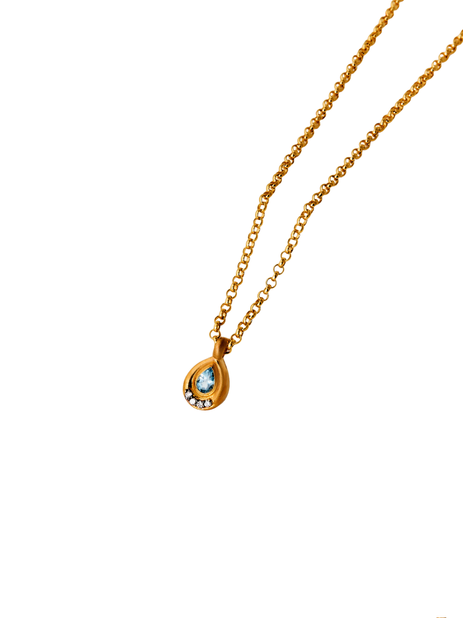 Anatolia Safir Damla Kolye