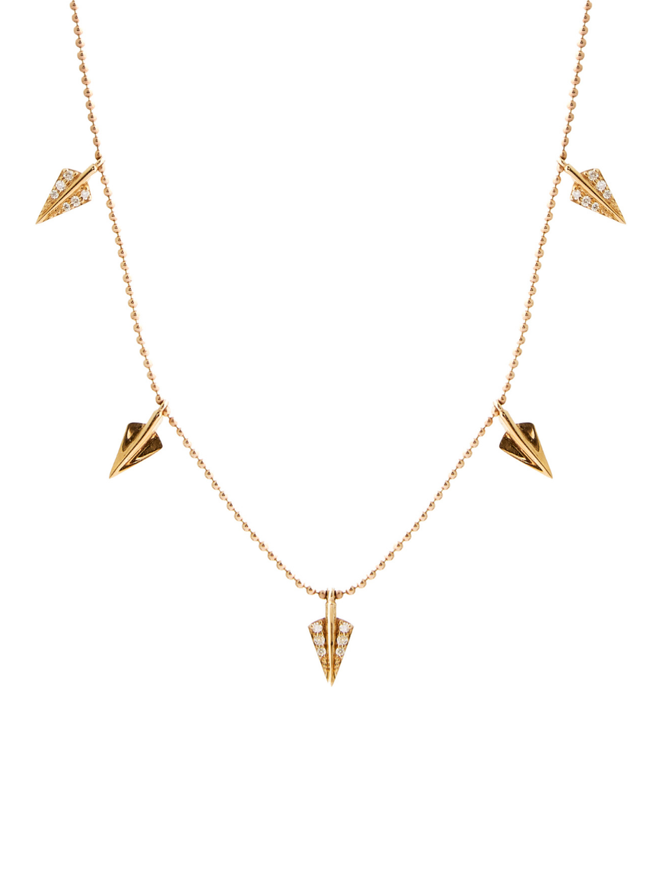 0.12 Karat Uprights Pırlanta Kolye