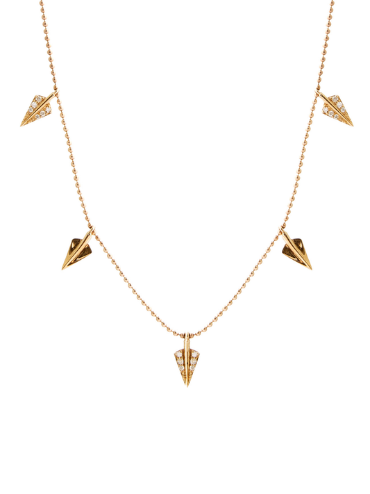 0.12 Karat Uprights Pırlanta Kolye