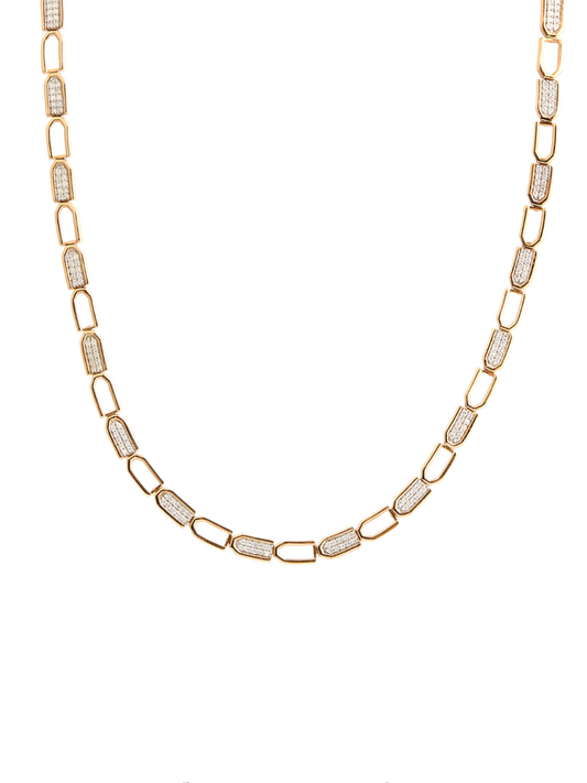 1.55 Karat Castle Chain Pırlanta Kolye