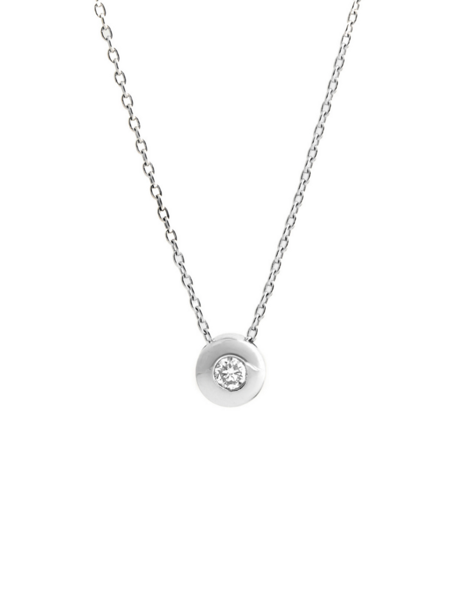 0.10 Karat Mono Pırlanta Kolye