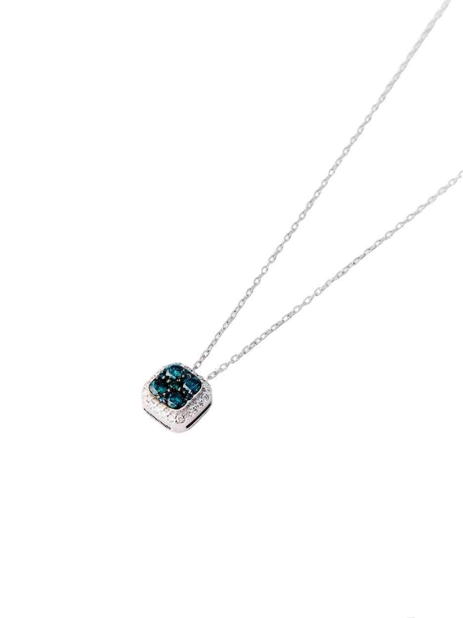 Blue Diamond Prenses Kolye