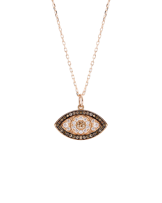0.83 Karat Sand Eye Pırlanta Kolye
