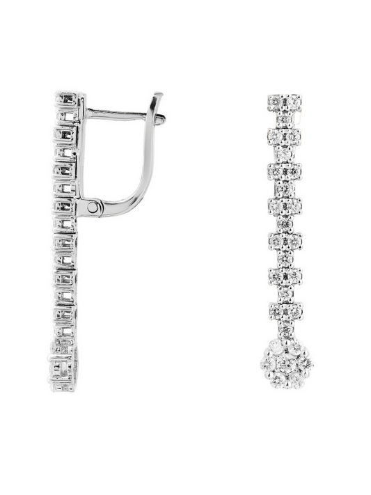 0.80 Karat Mythera Pırlanta Küpe