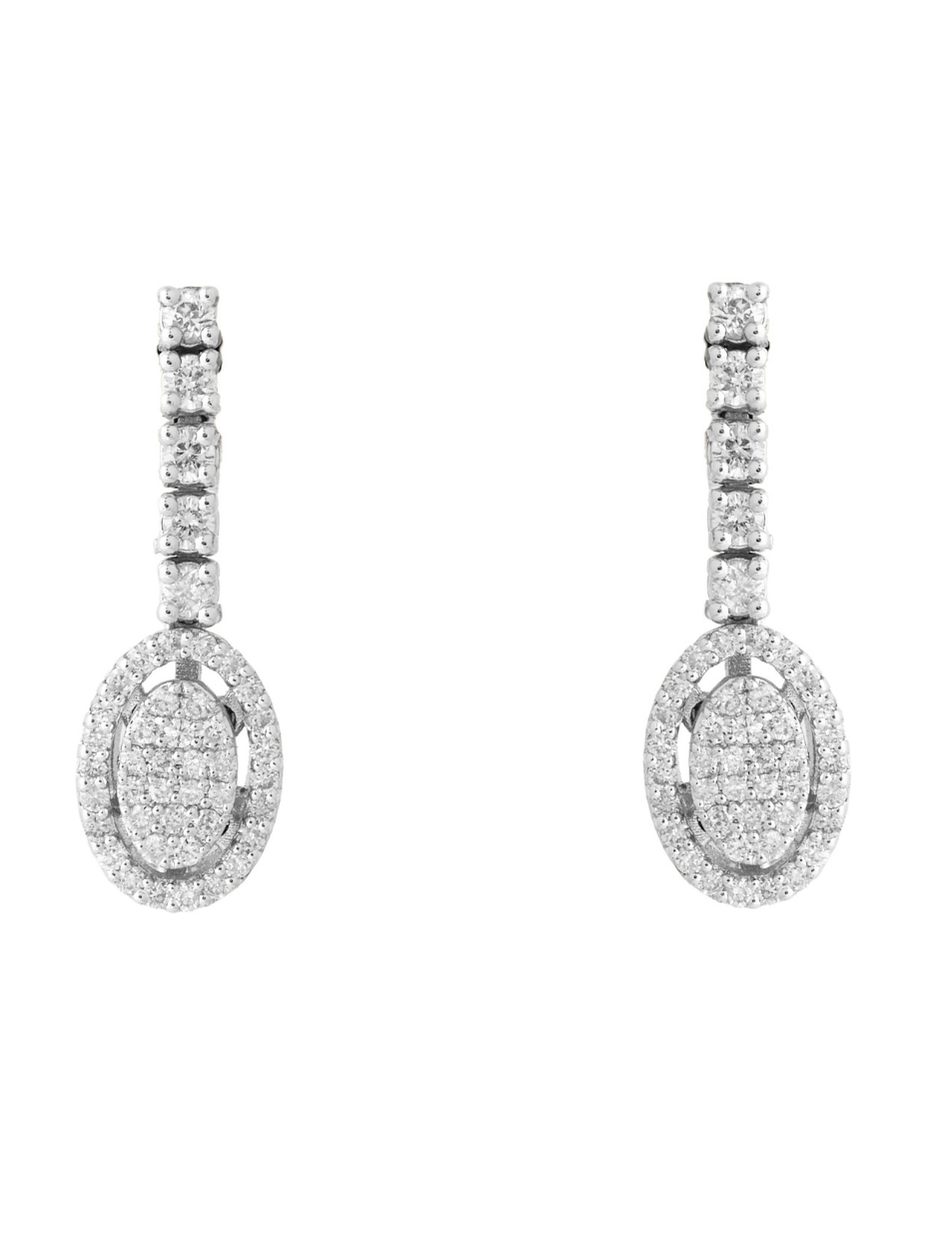 0.44 Karat Helior Pırlanta Drops Küpe