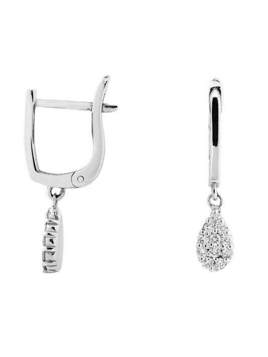 0.17 Karat Zandrix Pırlanta Drops Küpe