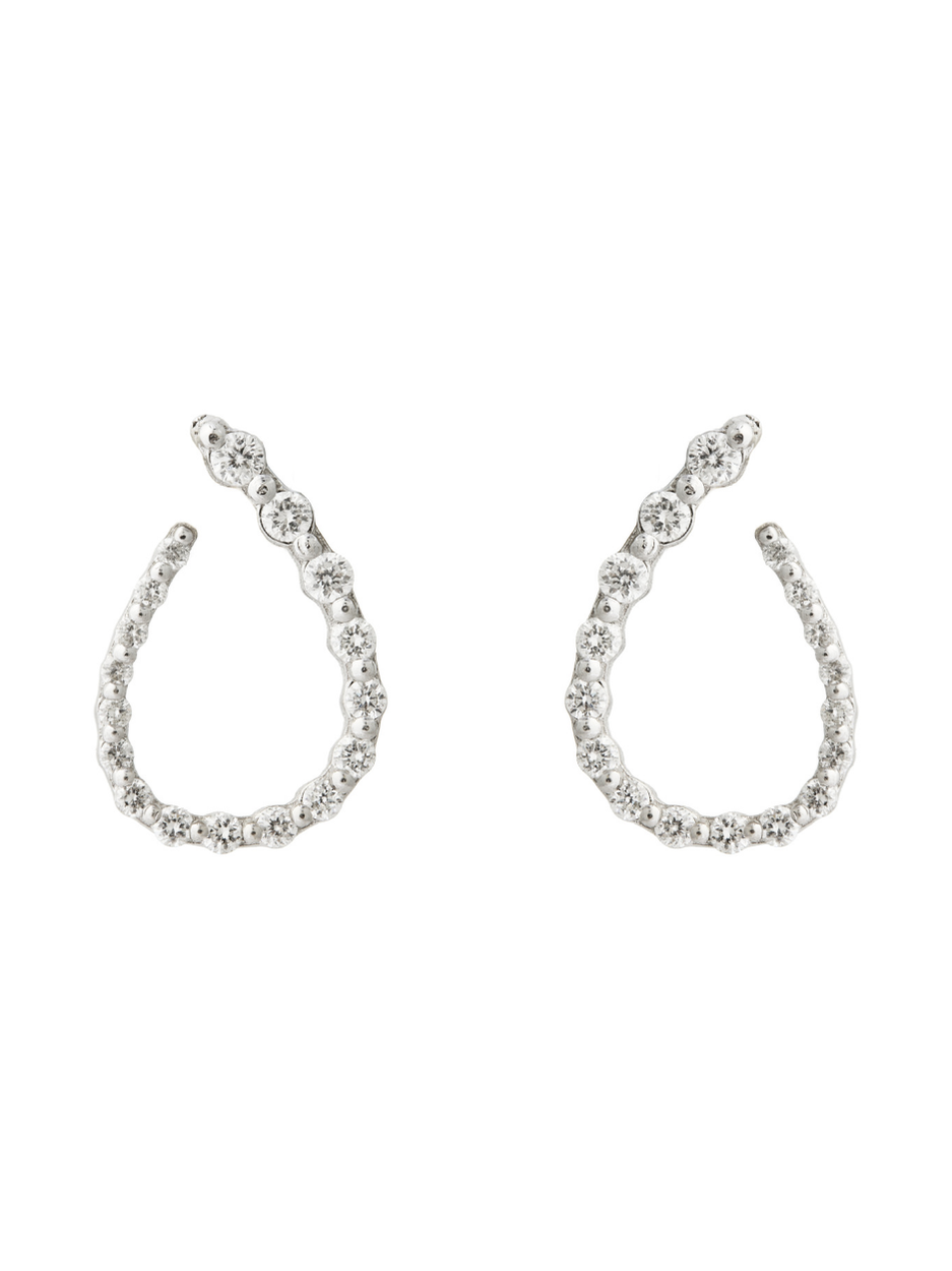 0.35 Karat Minim Pırlanta Stud Küpe