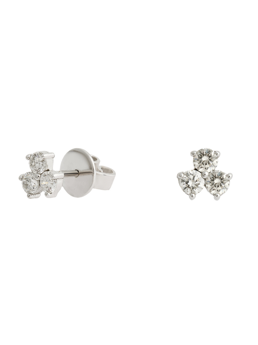 0.50 Karat Trio Pırlanta Studs Küpe