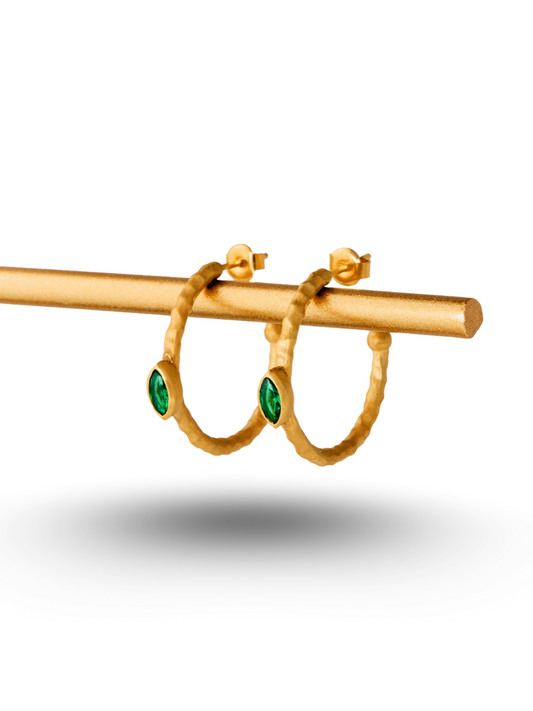 Ravencrest Emerald Küpe