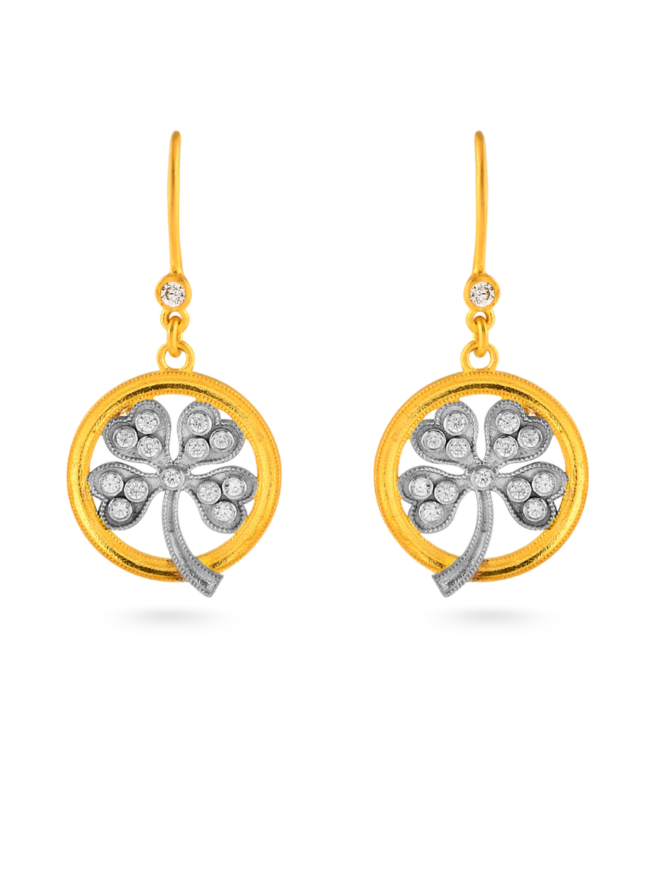 3.34 Gr. Clover Drop Küpe