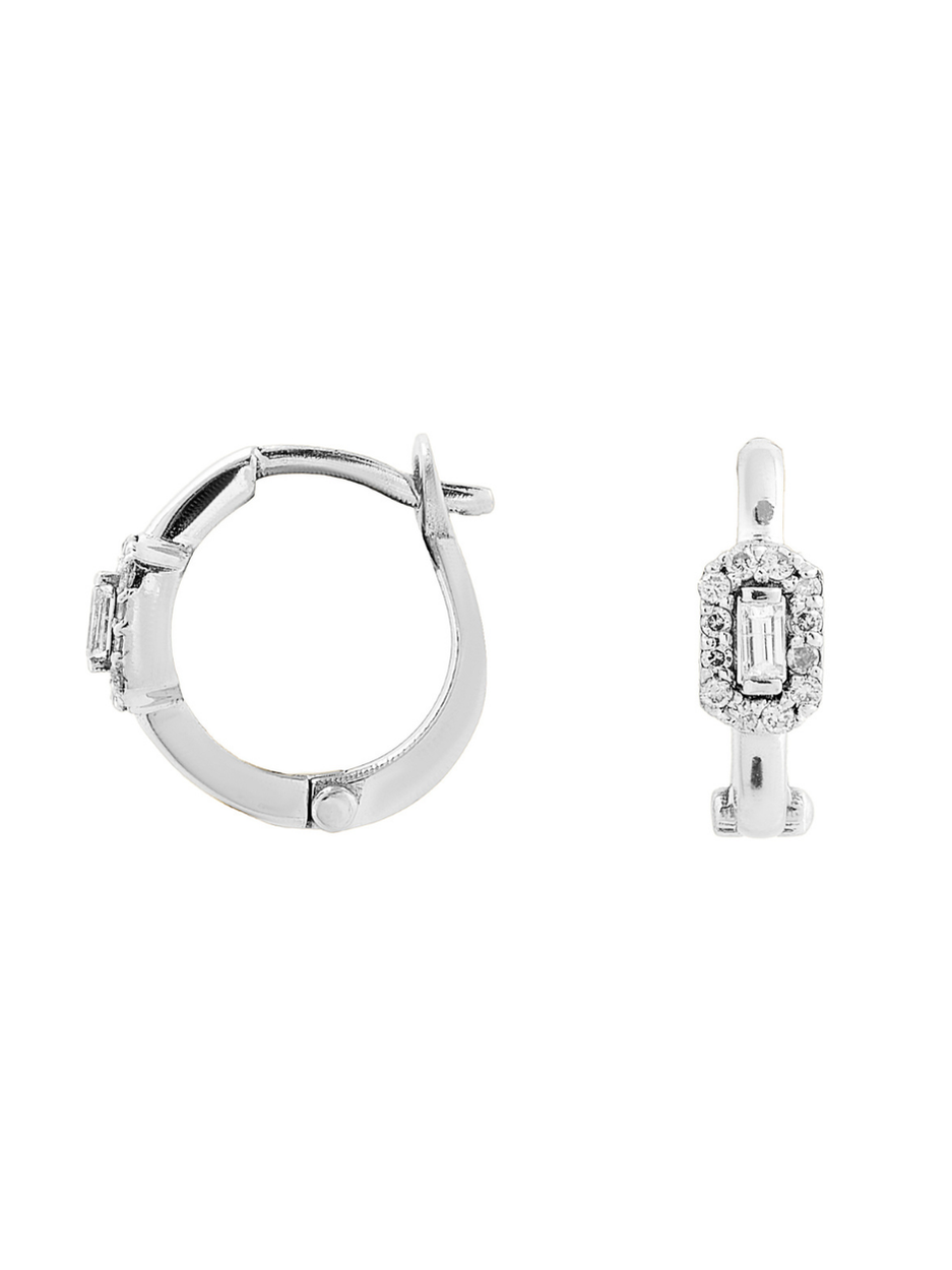 0.17 Karat Serenith Pırlanta Huggie Küpe