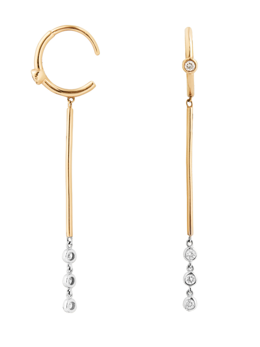 0.19 Karat Nebulon Pırlanta Küpe