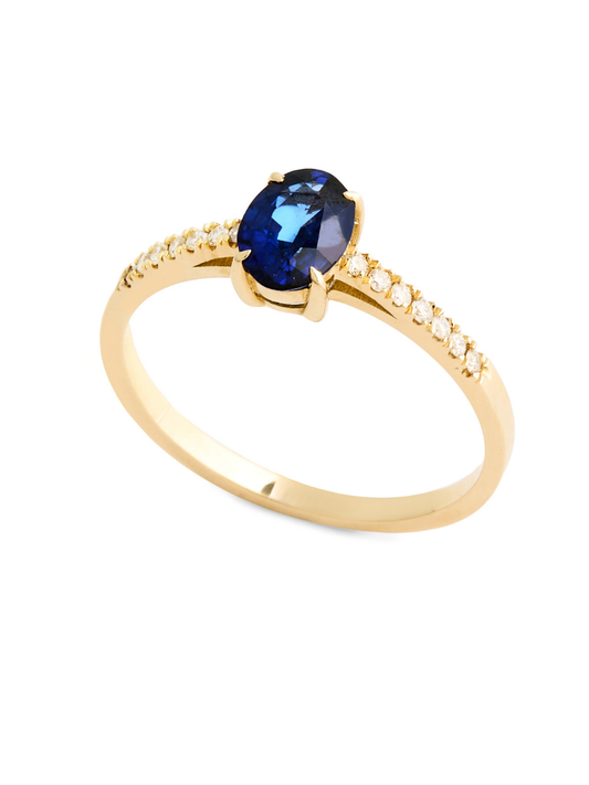 0.89 Karat Fair Oval Pırlanta Yüzük